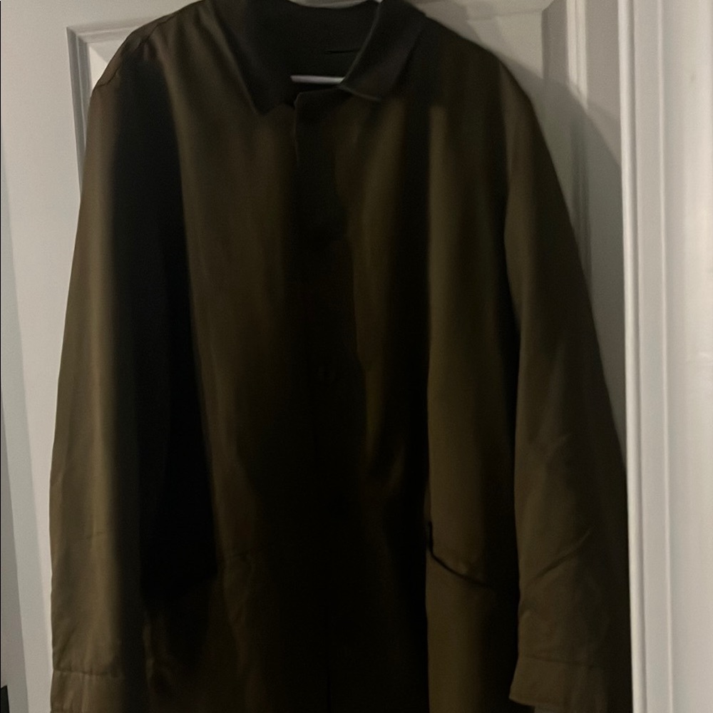 Olive Green Overcoat